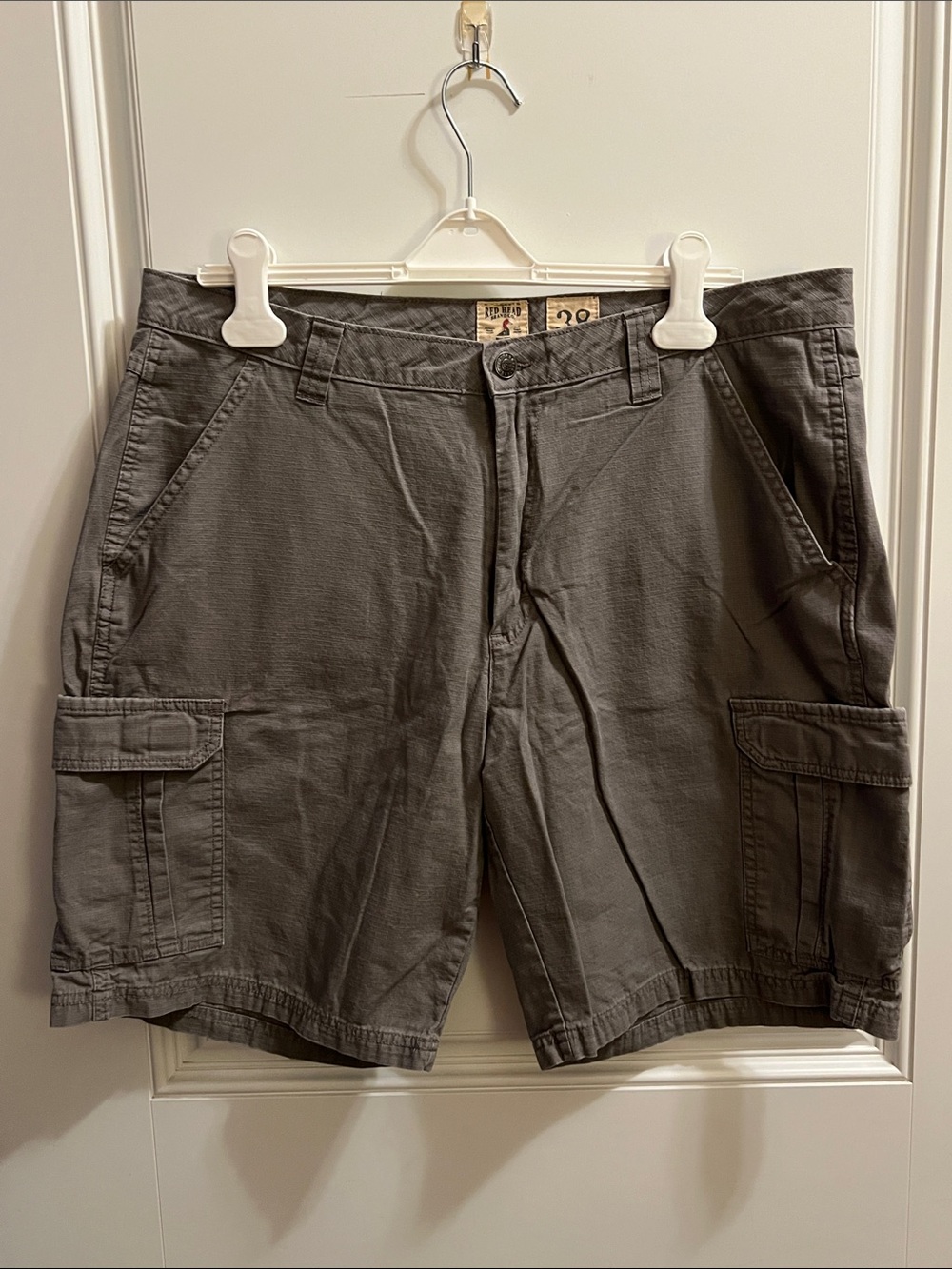 RedHead Gray Men's Cargo Shorts - Utility Pockets